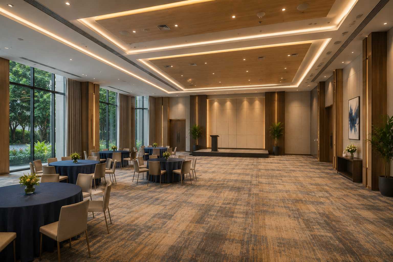 Banquet and community hall at Godrej Trilogy Seafront
